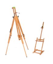 CONTEMPORARY MODERN ARTIST EASEL STAND AND OTHER