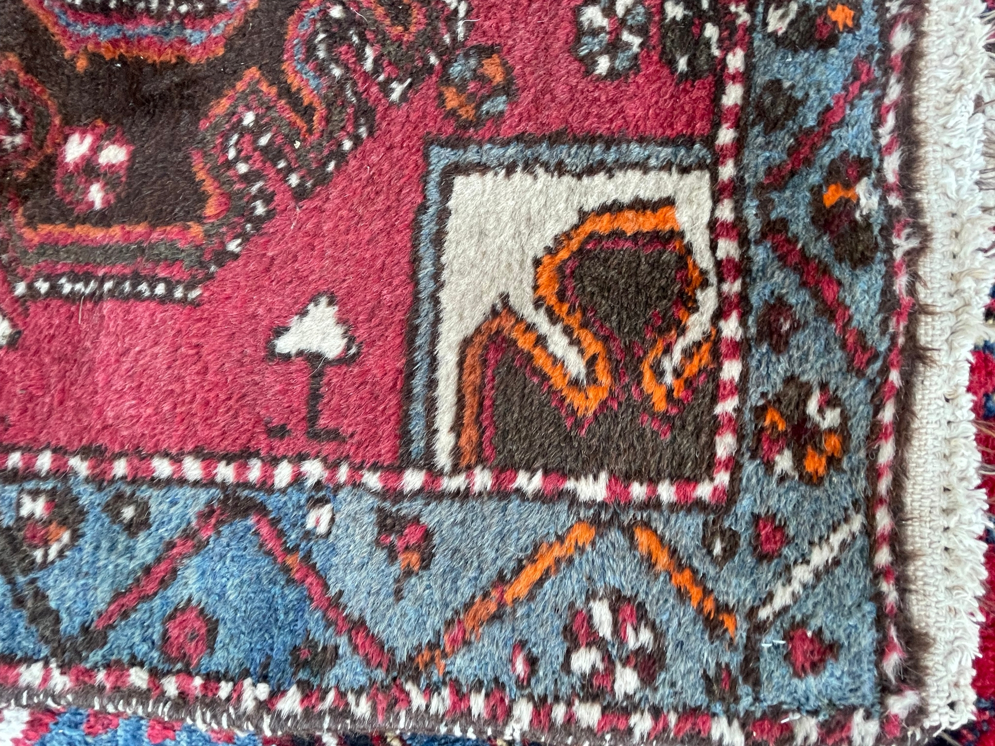 EARLY 20TH CENTURY MALAYER PERSIAN ISLAMIC CARPET FLOOR RUG - Image 3 of 4