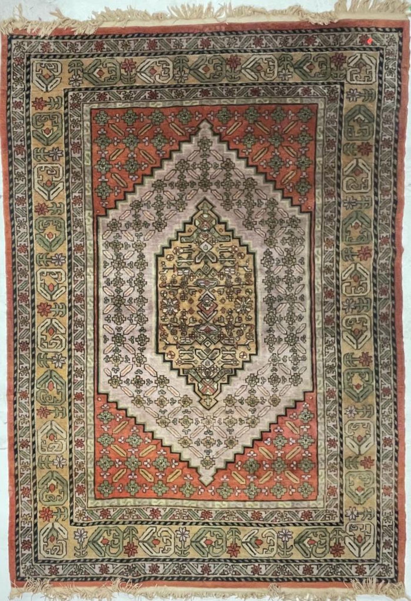 LARGE MID CENTURY TURKISH FLOOR RUG CARPET