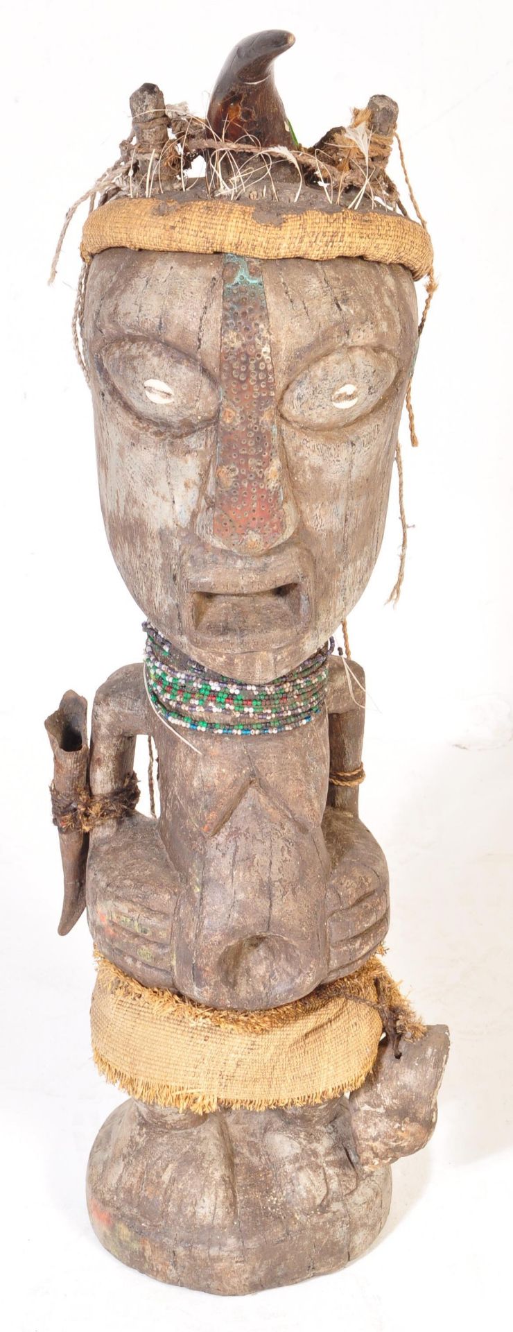 LARGE 20TH CENTURY AFRICAN TRIBAL FIGURE - Image 2 of 6