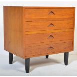 RETRO 20TH CENTURY SMALL TEAK CHEST OF DRAWERS / BEDSIDE