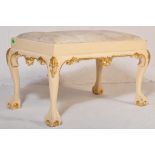 20TH CENTURY FRENCH LOUIS XVI MANNER DRESSING TABLE STOOL