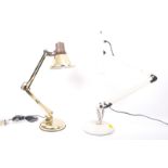 PAIR OF MID 20TH CENTURY VINTAGE ANGLE POISE LAMPS