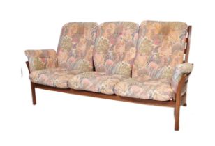 ERCOL RENAISSANCE ARMCHAIRS AND SOFA - THREE PIECE SUITE