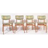 MATCHING SET OF FOUR MID CENTURY DINING CHAIRS