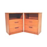 PAIR OF 1960S TEAK G PLAN STYLE TEAK BEDSIDE TABLES