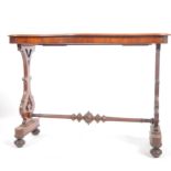 VICTORIAN 19TH CENTURY MAHOGANY WRITING TABLE DESK