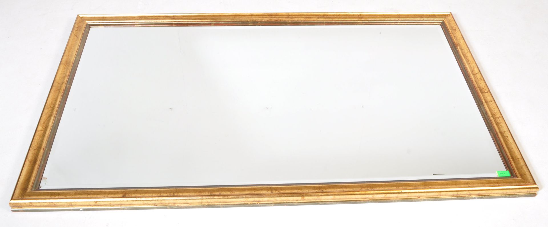 LARGE EARLY 20TH CENTURY GILT OVER MANTEL MIRROR - Image 2 of 5