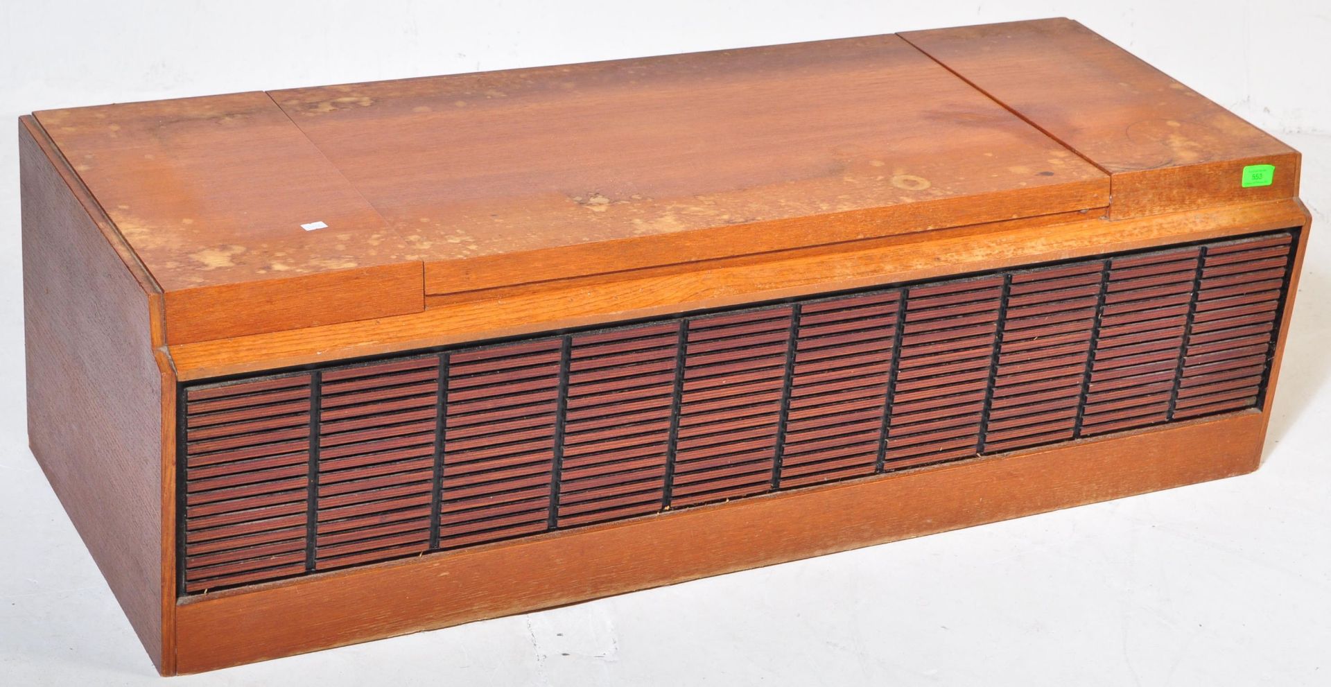 VINTAGE MID CENTURY TEAK STEREOGRAM - Image 2 of 6