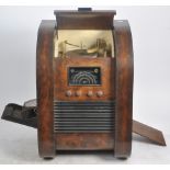 RETRO ART DECO STYLE GRAMPHONE RECORD CABINET - Image 4 of 8