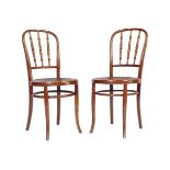 PAIR OF MID 20TH CENTURY BENTWOOD CAFE CHAIRS