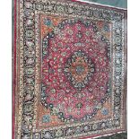 VINTAGE MID 20TH CENTURY MESHED PERSIAN FLOOR RUG