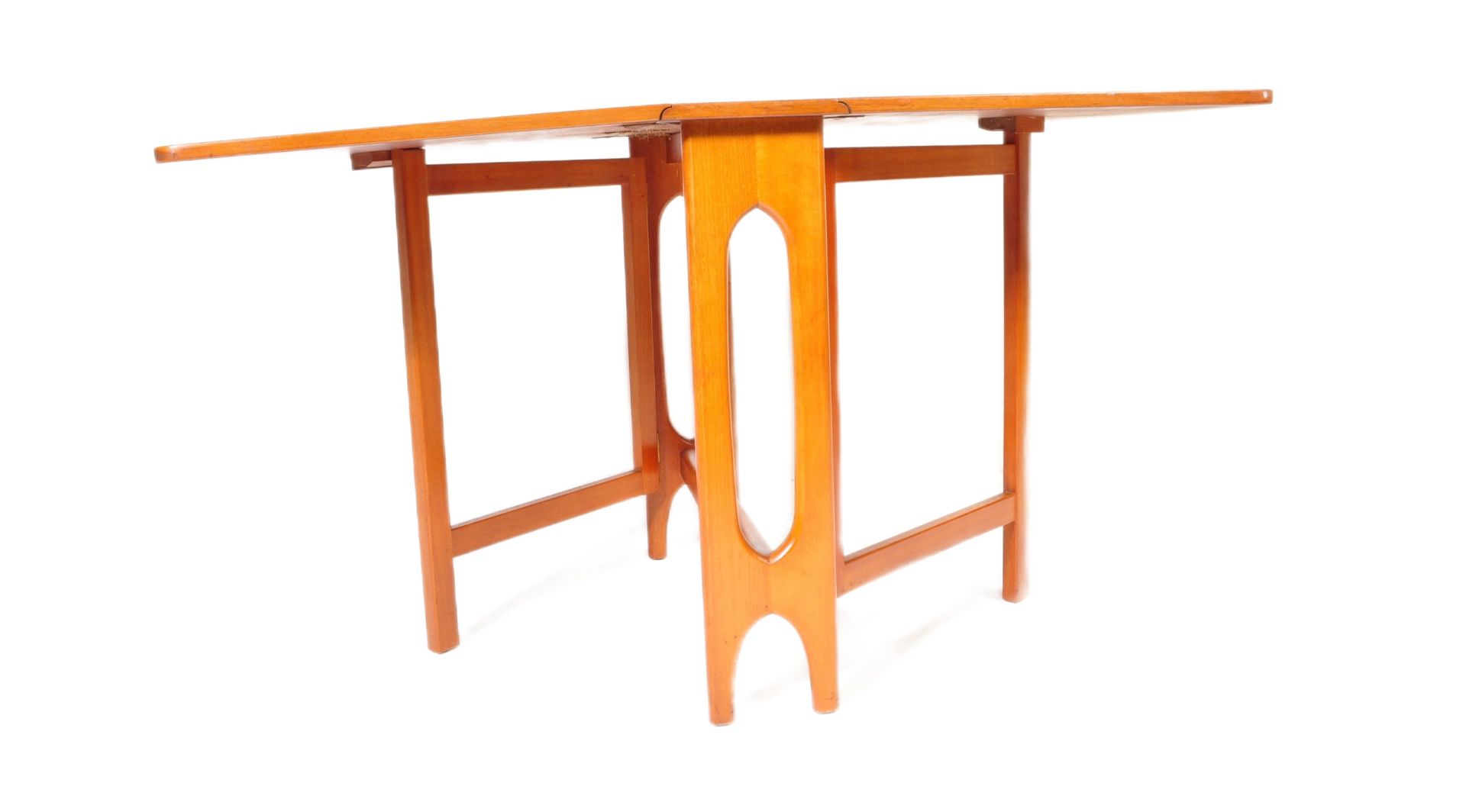 G-PLAN TEAK WOOD SPACE SAVER DROP LEAF DINING TABLE