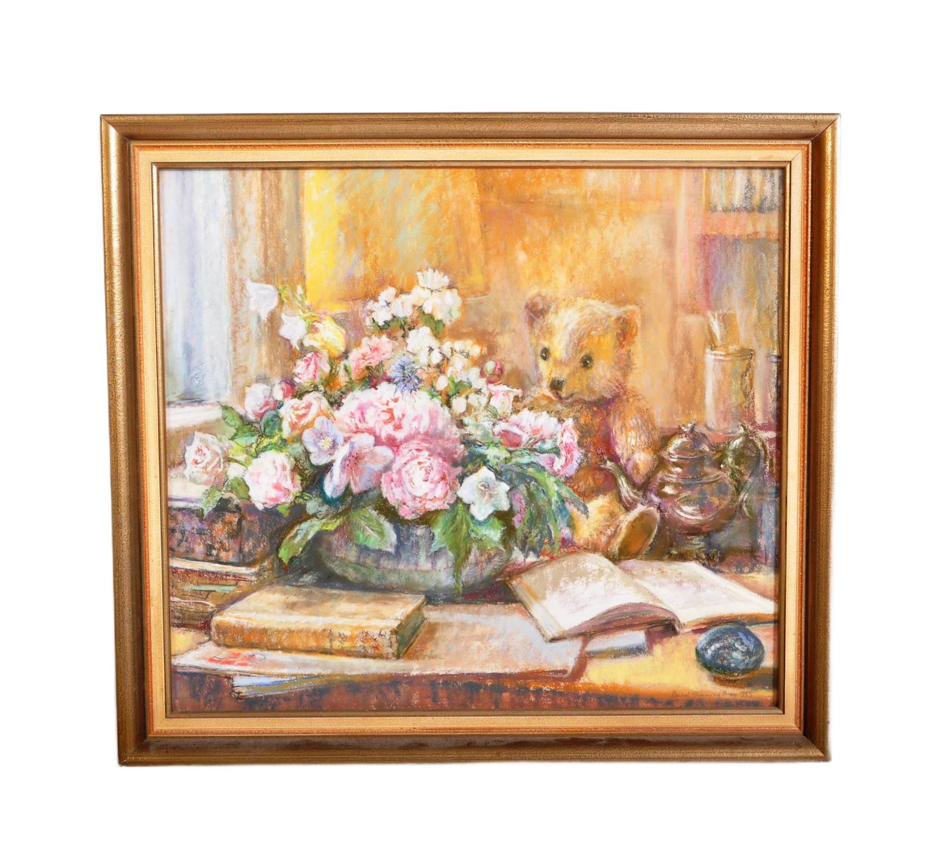 RACHEL HEMMING BRAY - 'SUMMER FLOWERS' STILL LIFE PAINTING