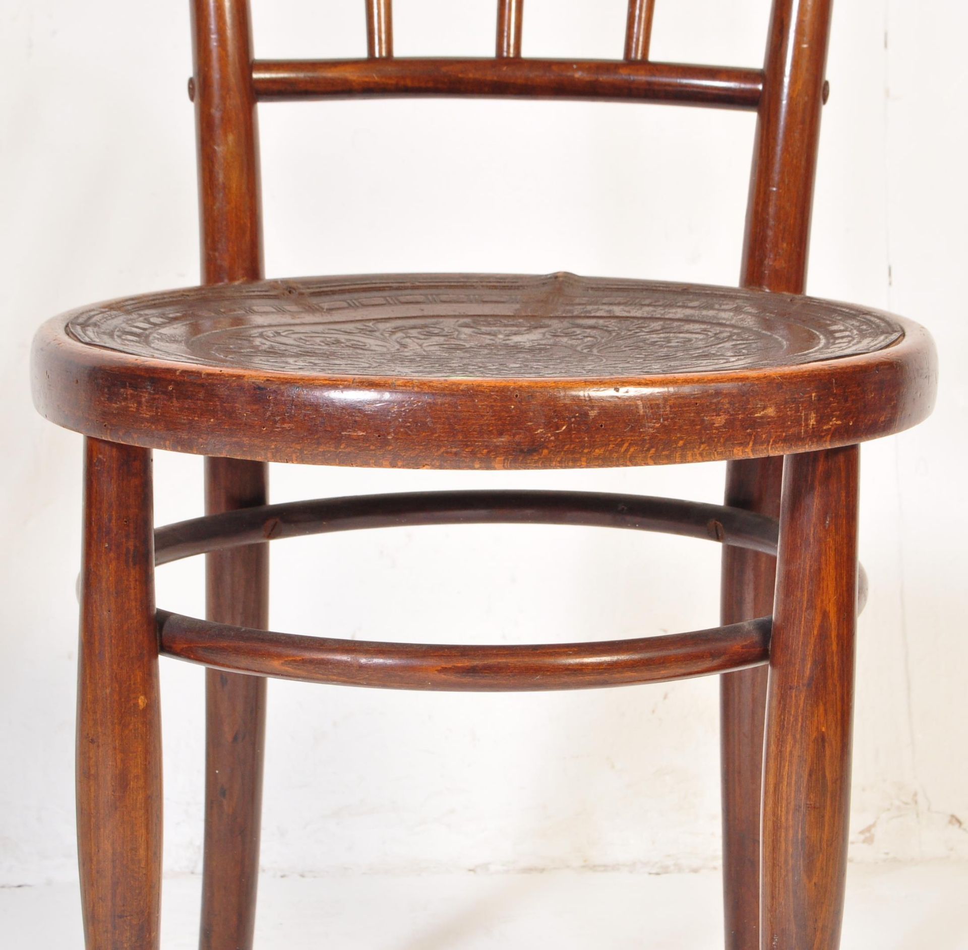 PAIR OF MID 20TH CENTURY BENTWOOD CAFE CHAIRS - Image 5 of 8