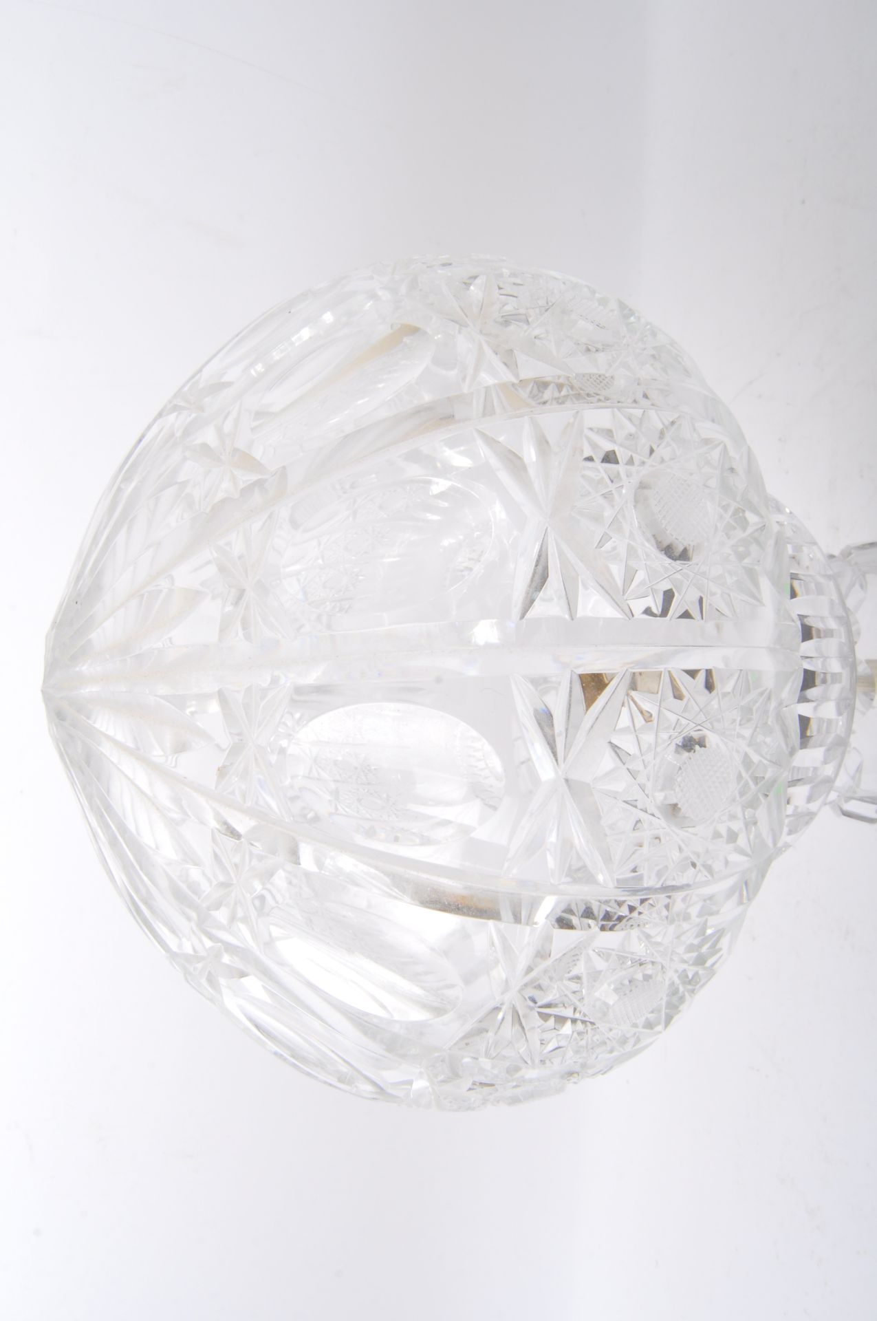 20TH CENTURY CUT GLASS MUSHROOM LAMP - Image 2 of 5