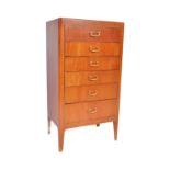 RETRO VINTAGE MID 20TH CENTURY TEAK CHEST OF DRAWERS