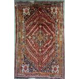 VINTAGE PERSIAN NOMADIC QASHQAI FLOOR CARPET RUG