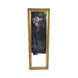 VINTAGE GILT FRAMED RECTANGULAR WALL MIRROR