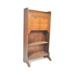 ARTS & CRAFT EARLY 20TH CENTURY OAK STUDENT BOOKCASE BUREAU