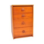STAG FURNITURE - CANTATA - VINTAGE TEAK CHEST OF DRAWERS