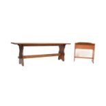 WOOD BROS - OLD CHARM JACOBEAN REFECTORY BENCH SEAT