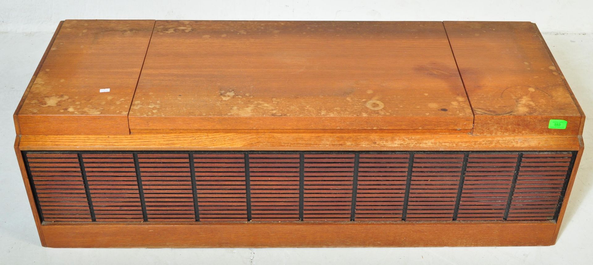 VINTAGE MID CENTURY TEAK STEREOGRAM - Image 5 of 6