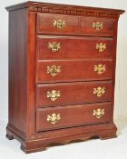VINTAGE 20TH CENTURY MAHOGANY CHEST OF DRAWERS