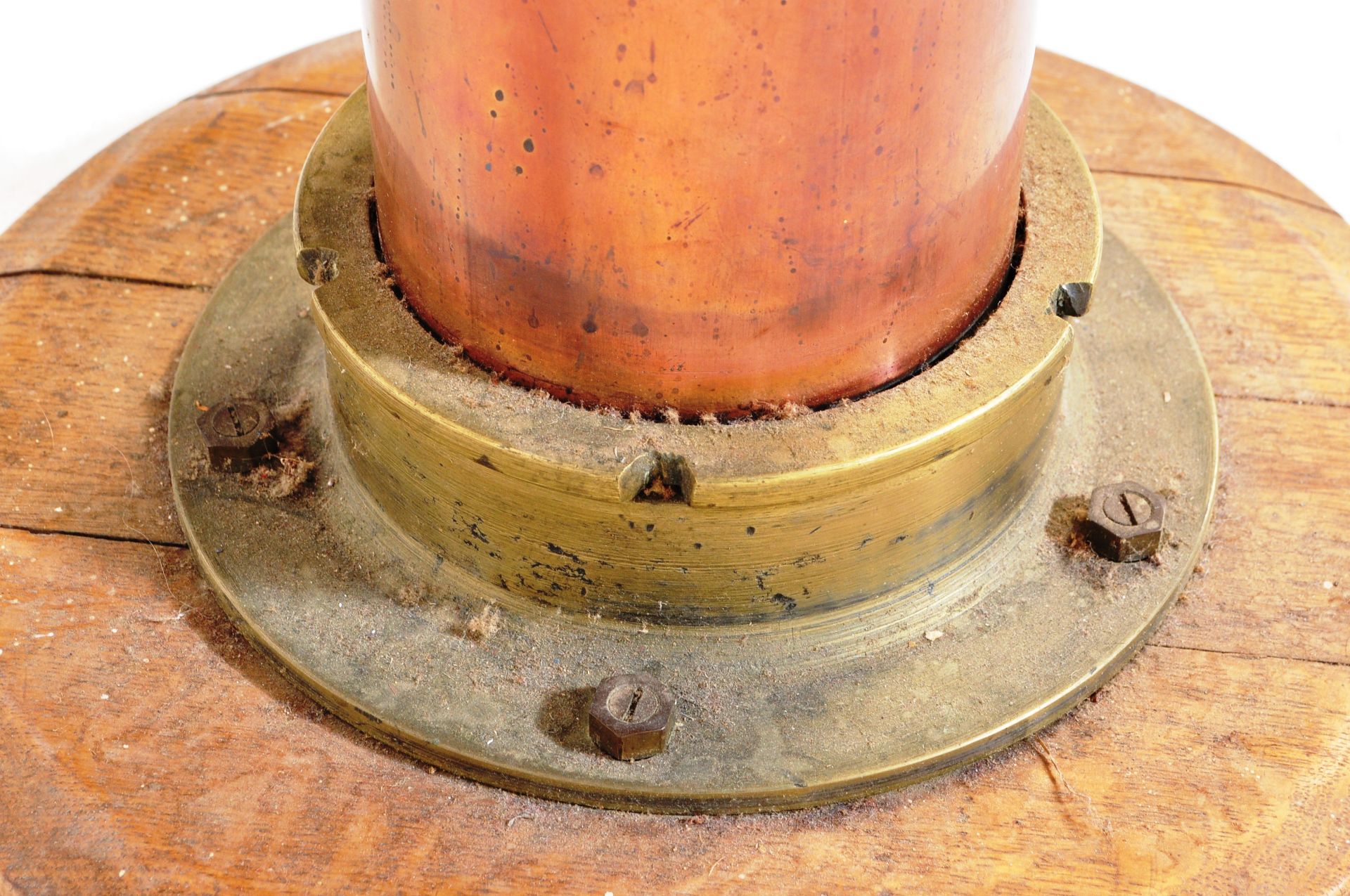 20TH CENTURY BESPOKE ARTILLERY SHELL UMBRELLA STAND - Image 4 of 4