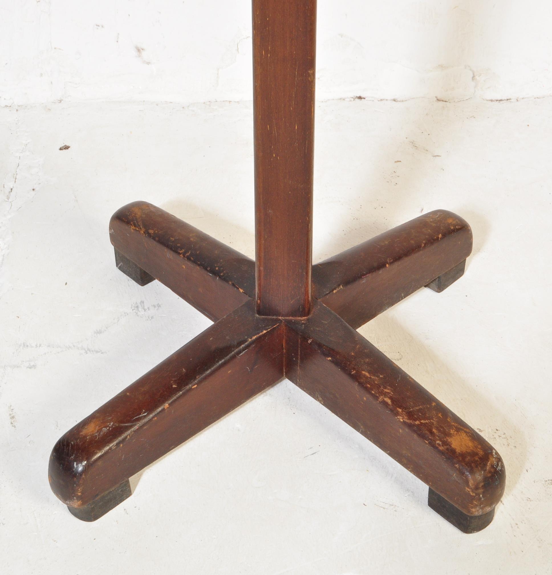 MID CENTURY TEAK WOOD COAT STAND - Image 3 of 4