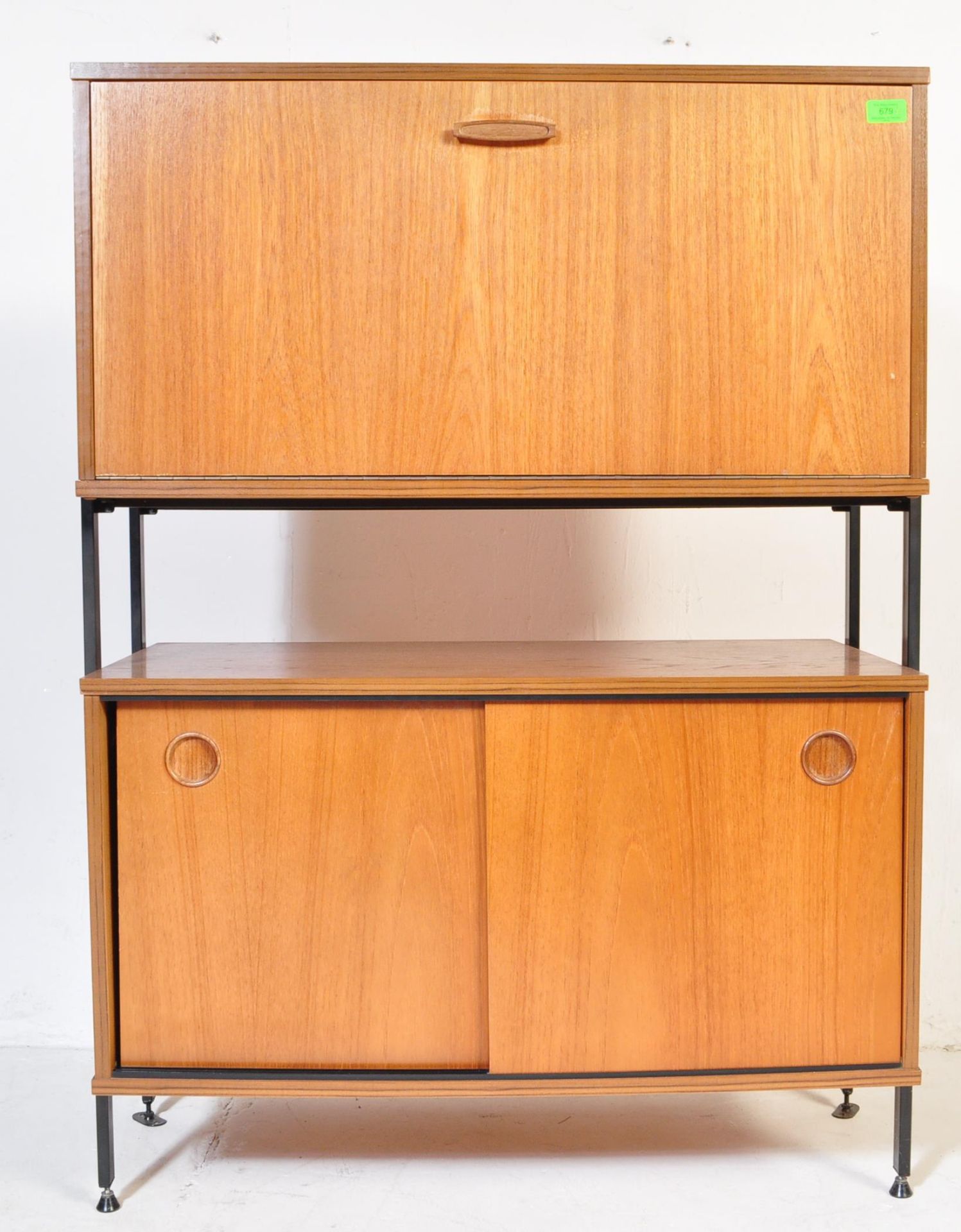 BRITISH MODERN DESIGN - MID CENTURY AVALON TEAK CABINET - Image 3 of 5