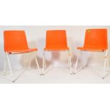 RETRO VINTAGE STEELUX STACKING CHAIRS