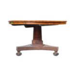 19TH CENTURY REGENCY ROSEWOOD TILT TOP TABLE