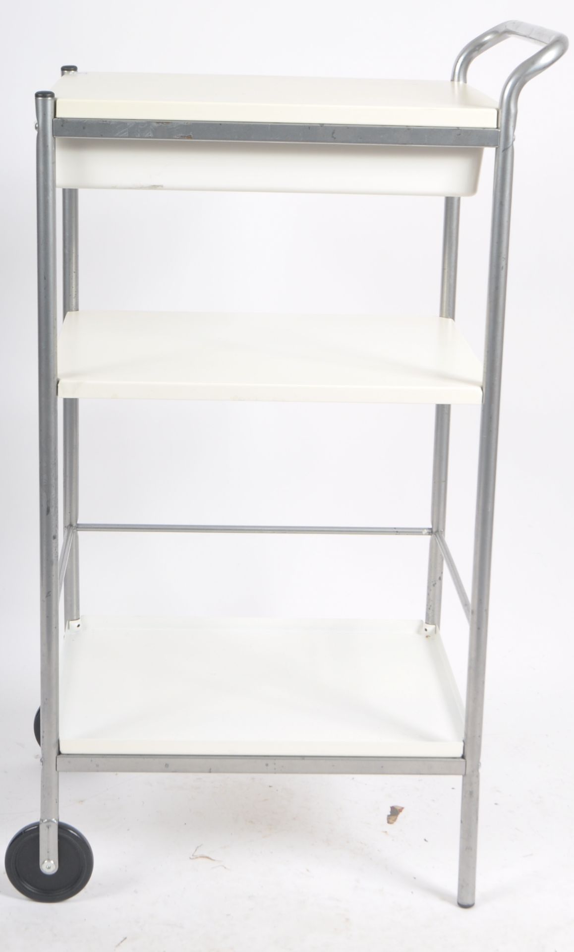 CONTEMPORARY MEDICAL TYPE THREE TIER TROLLEY - Image 6 of 6