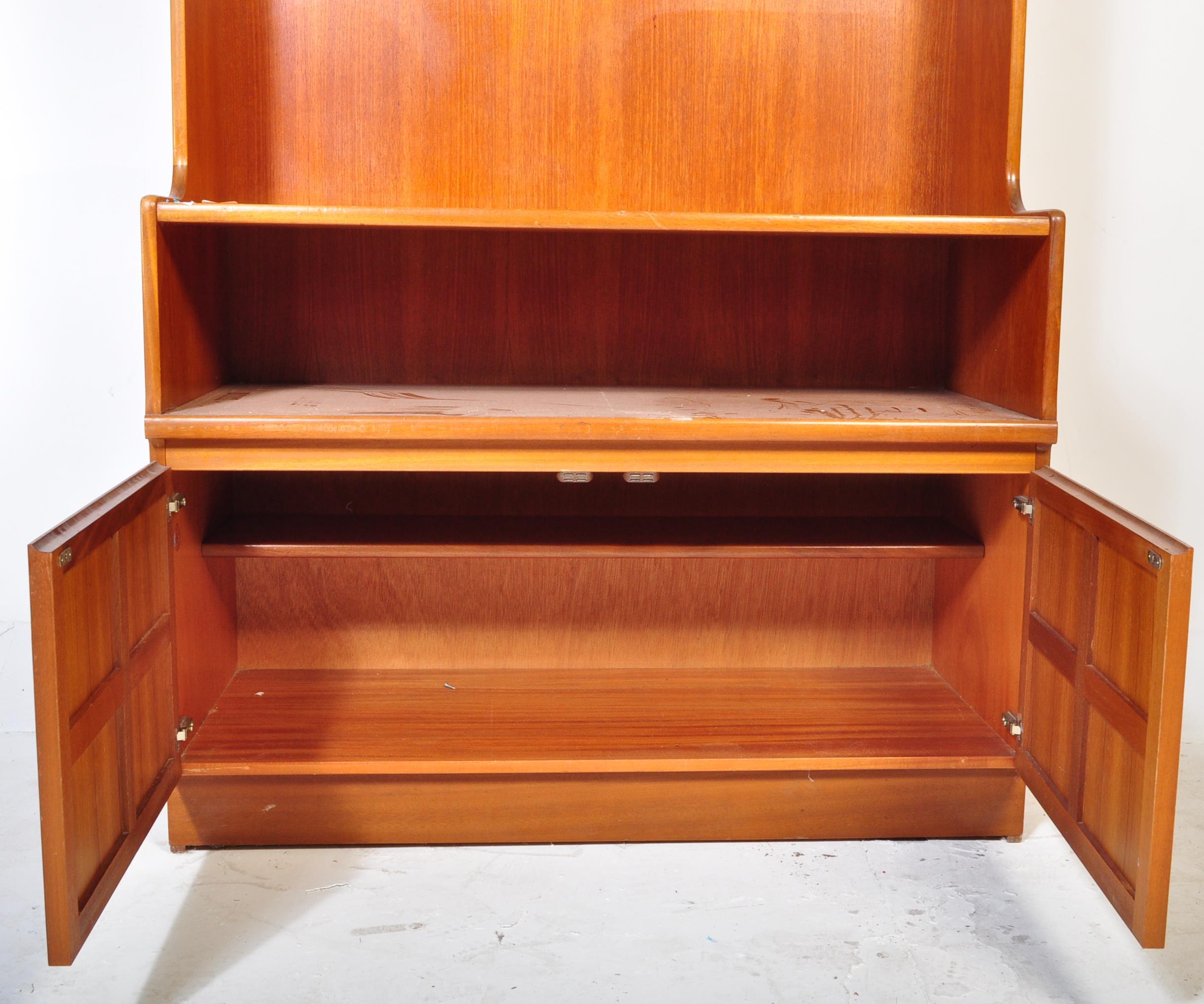 BRITISH MODERN DESIGN - NATHAN FURNITURE TEAK UPRIGHT CABINET - Image 3 of 4