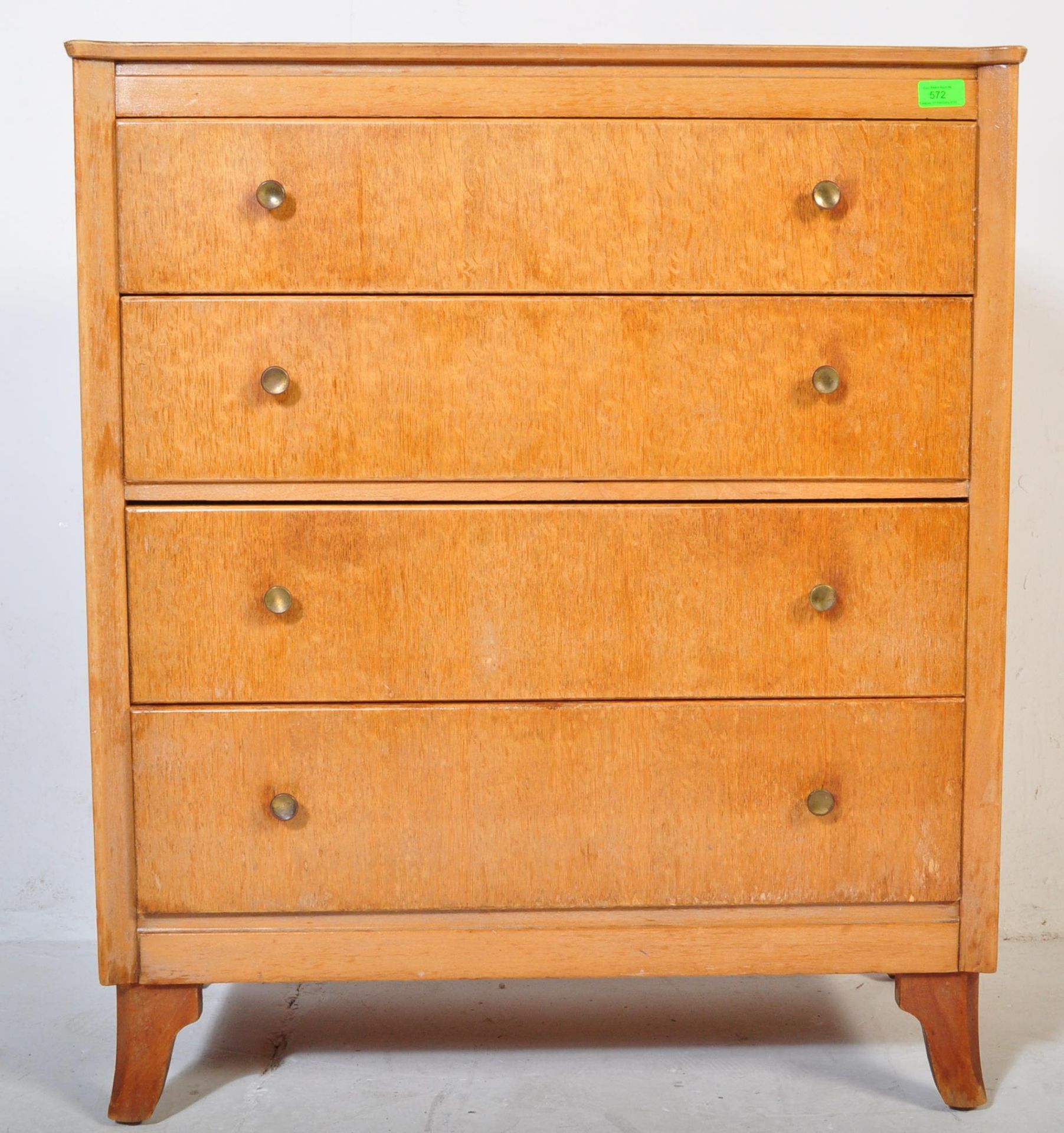 RETRO LEBUS FURNITURE MID CENTURY CHEST OF DRAWERS - Image 3 of 4