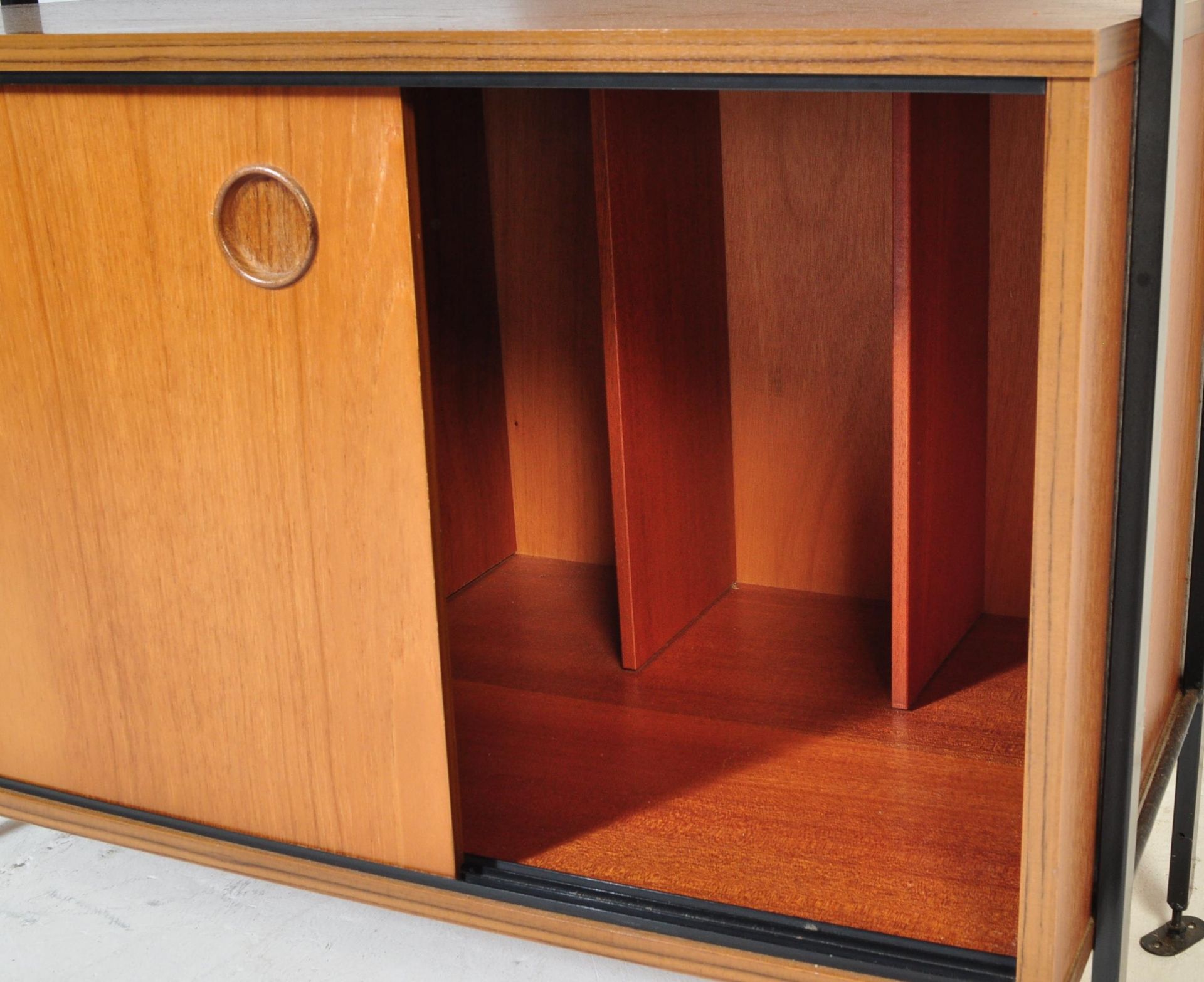 BRITISH MODERN DESIGN - MID CENTURY AVALON TEAK CABINET - Image 5 of 5