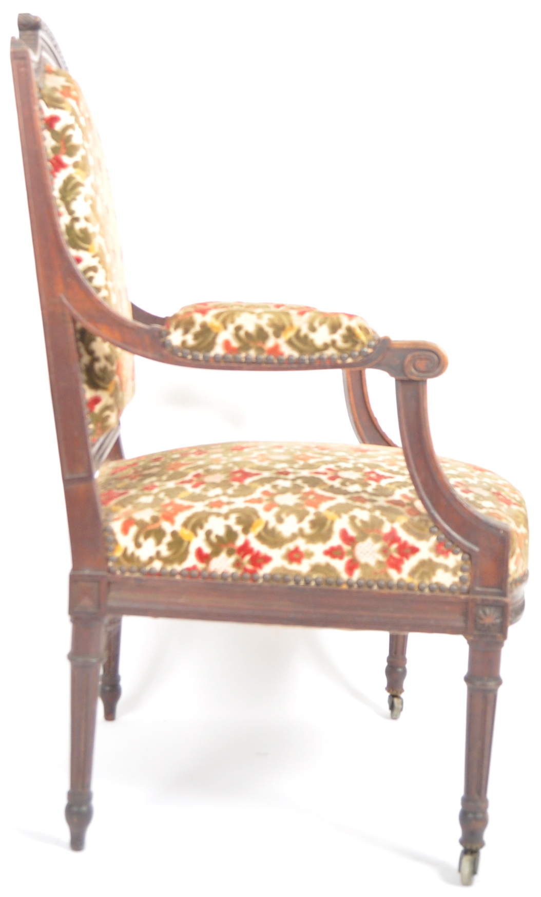 PAIR OF 19TH CENTURY FRENCH LOUIS REVIVAL FAUTEUIL ARMCHAIRS - Image 6 of 8