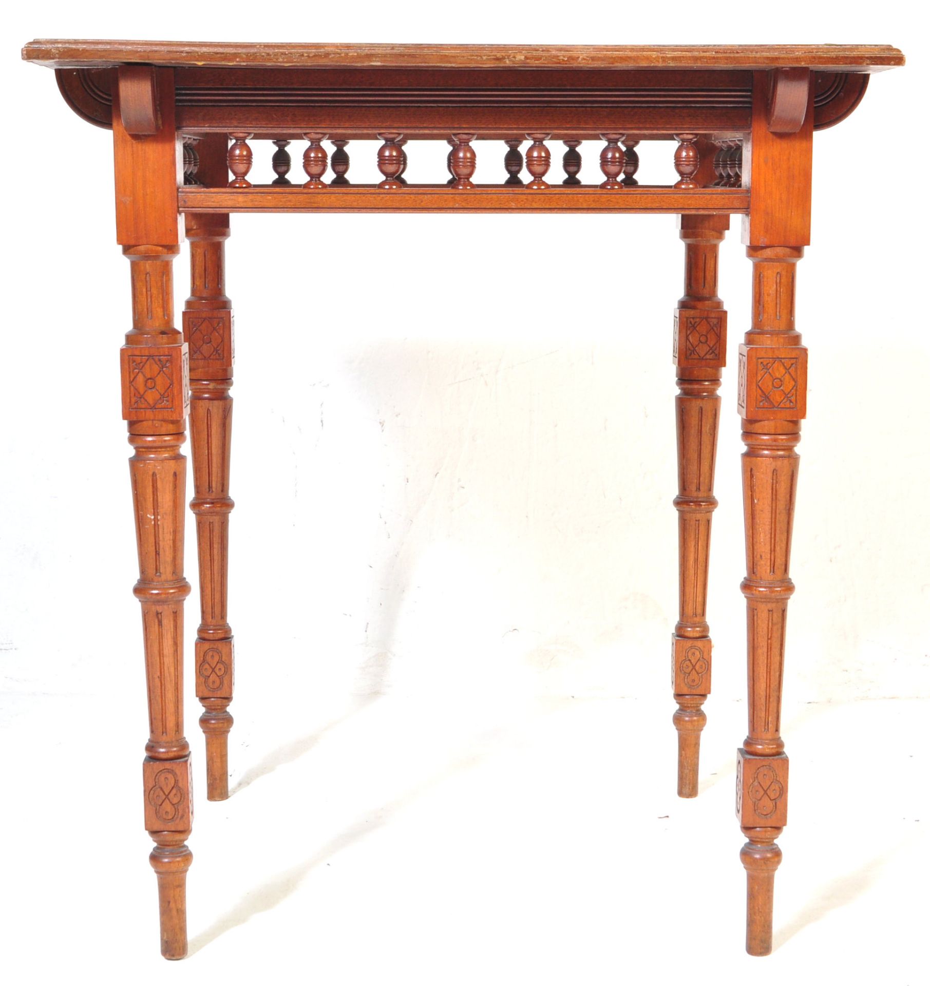 VICTORIAN 19TH CENTURY AESTHETIC MOVEMENT CENTRE TABLE - Image 3 of 5