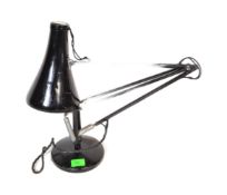 VINTAGE CIRCA 1960S HERBERT TERRY BLACK TABLE LAMP