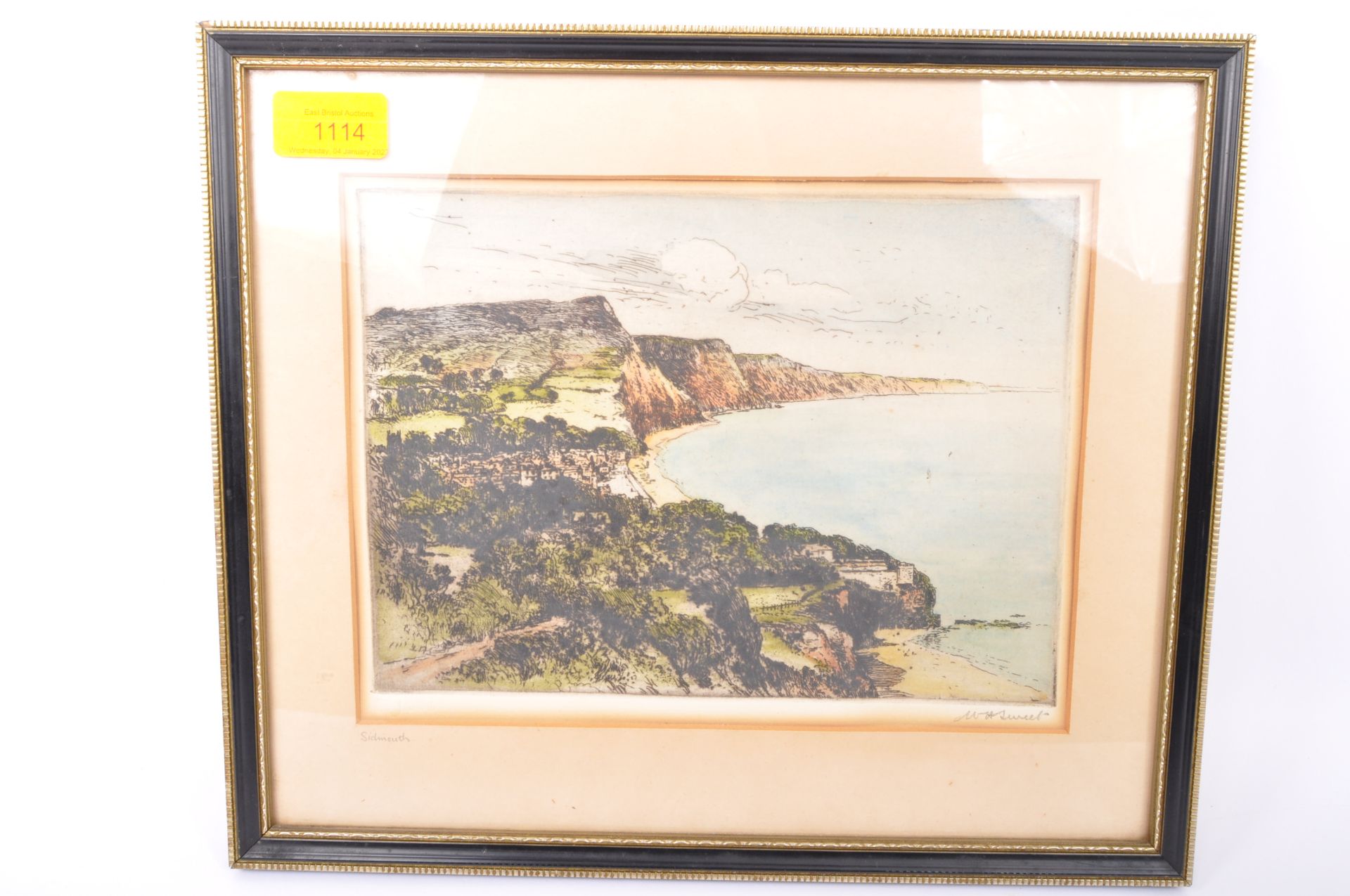 WALTER HENRY SWEET - SIDMOUTH - WATER COLOUR - Image 2 of 6