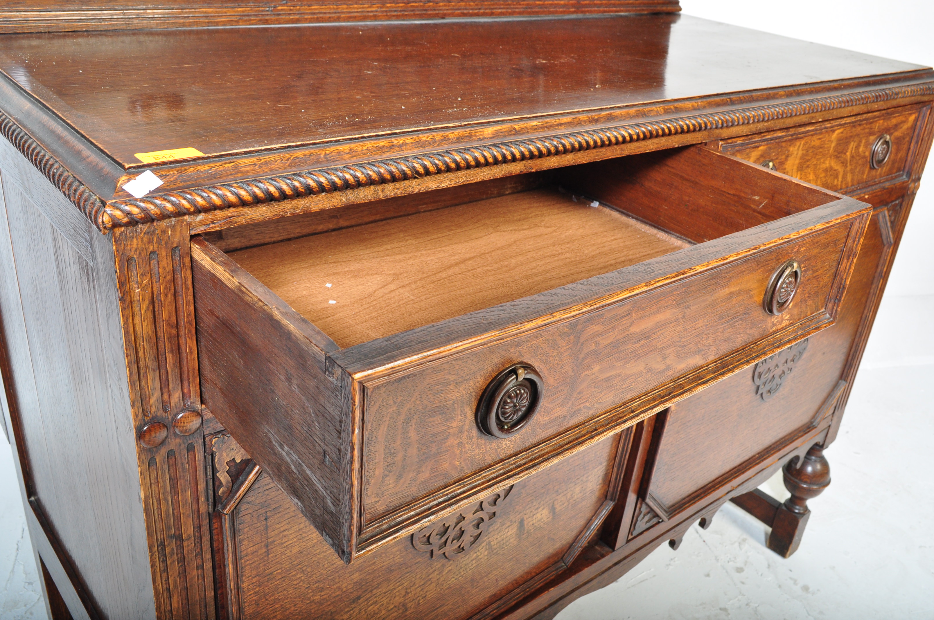 1920S OAK JACOBEAN REVIVAL SIDEBOARD - Image 3 of 5