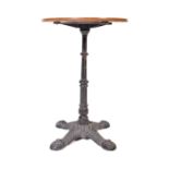 20TH CENTURY COALBROOKDALE MANNER CAST METAL TABLE