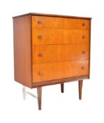 MID 20TH CENTURY TEAK CHEST OF DRAWERS