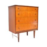 MID 20TH CENTURY TEAK CHEST OF DRAWERS