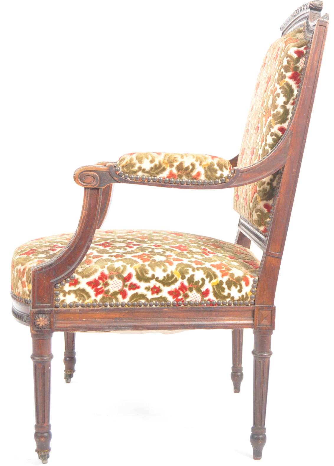 PAIR OF 19TH CENTURY FRENCH LOUIS REVIVAL FAUTEUIL ARMCHAIRS - Image 8 of 8