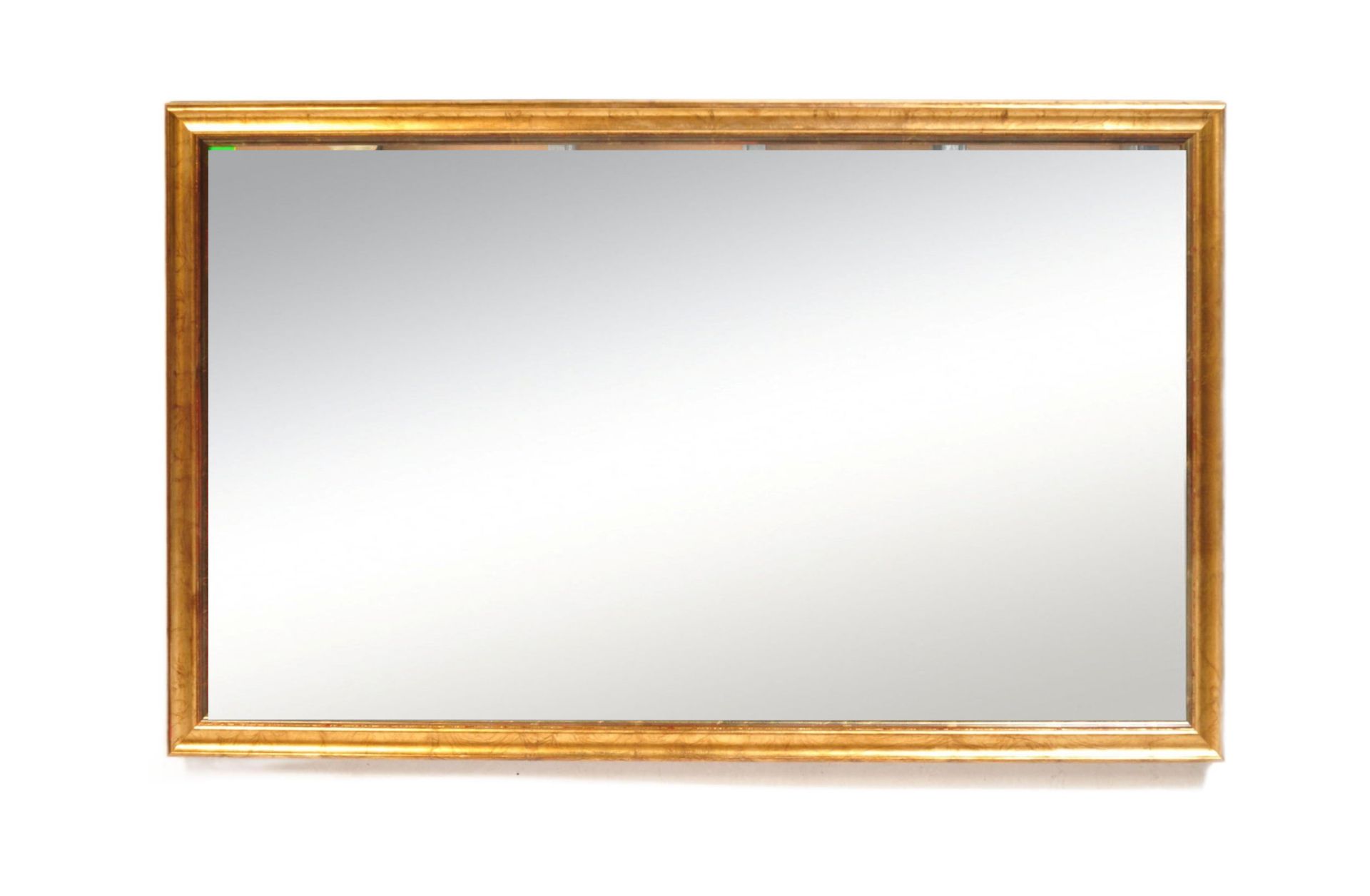 LARGE EARLY 20TH CENTURY GILT OVER MANTEL MIRROR