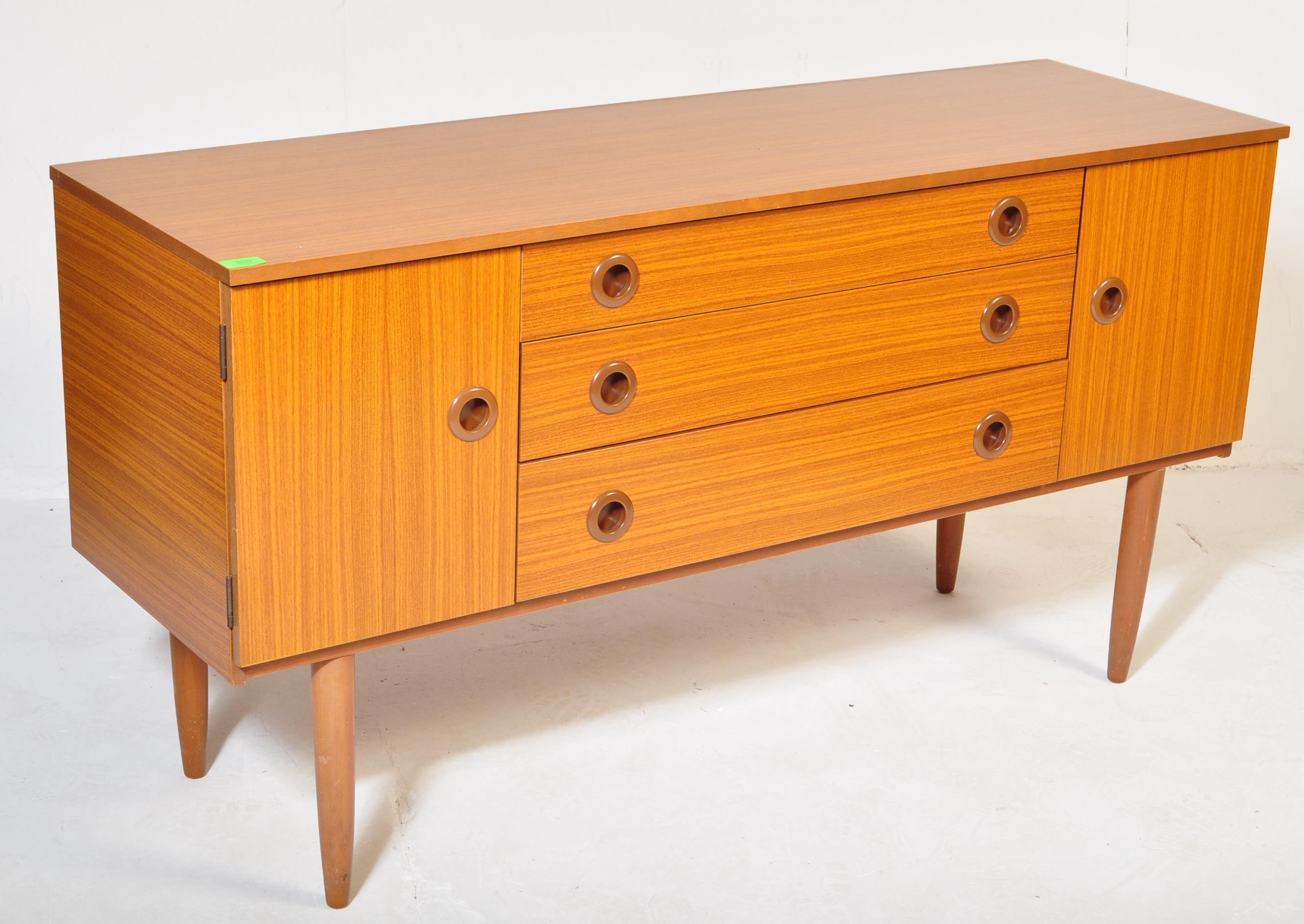 RETRO VINTAGE SCHREIBER TEAK SIDEBOARD - Image 2 of 6