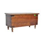INDIAN HARDWOOD RUSTIC STYLE BLANKET BOX CHEST