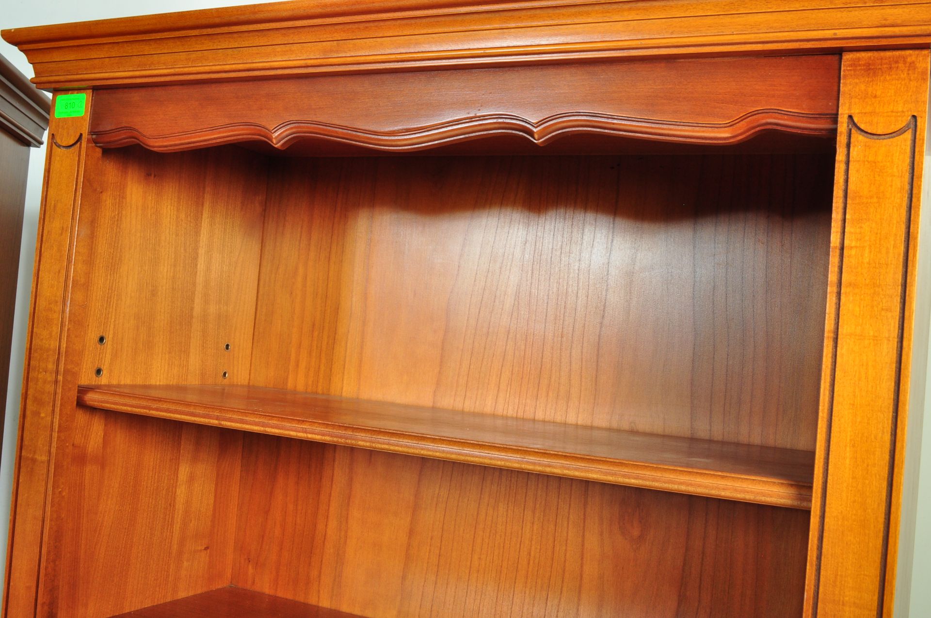 PAIR OF VINTAGE MAHOGANY OPEN FACE BOOKCASES - Image 3 of 4
